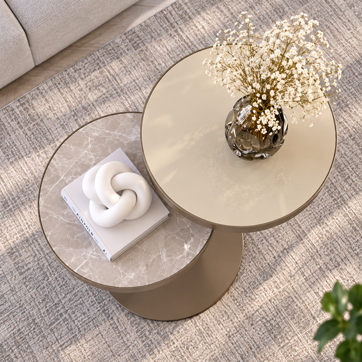 Nook Round Nesting Side Table